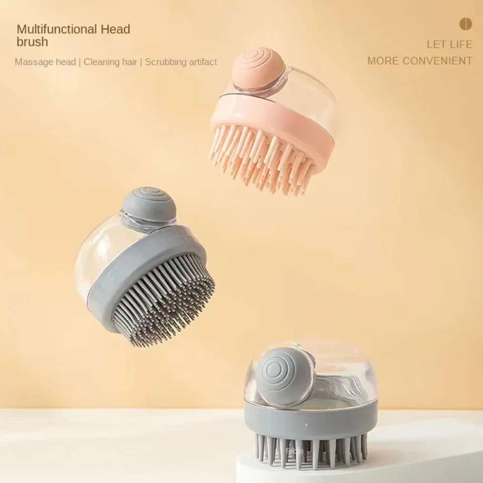 

Manual Head Scalp Care Massage Shampoo Brush Slimming Comb Cleaning Shower Bath Remove Dandruff Promote Hair Grow
