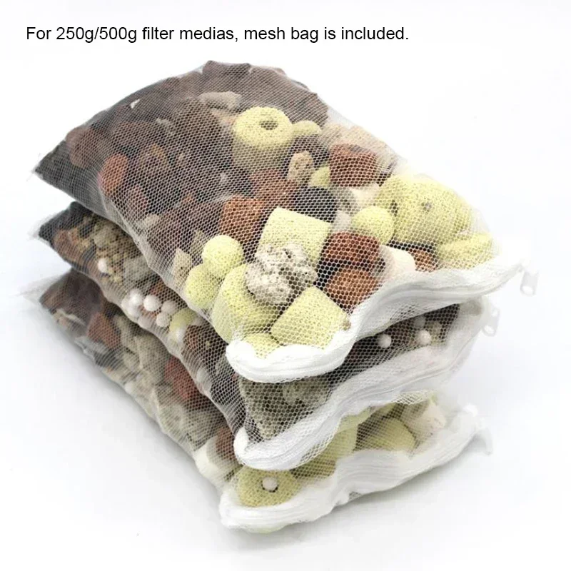 Aquarium filter media 100g 250g 500g More Than 10 Types Aquarium Bio Balls Biochemical Ball Filter Media for Aquarium Filter Accessories for Fish Tank