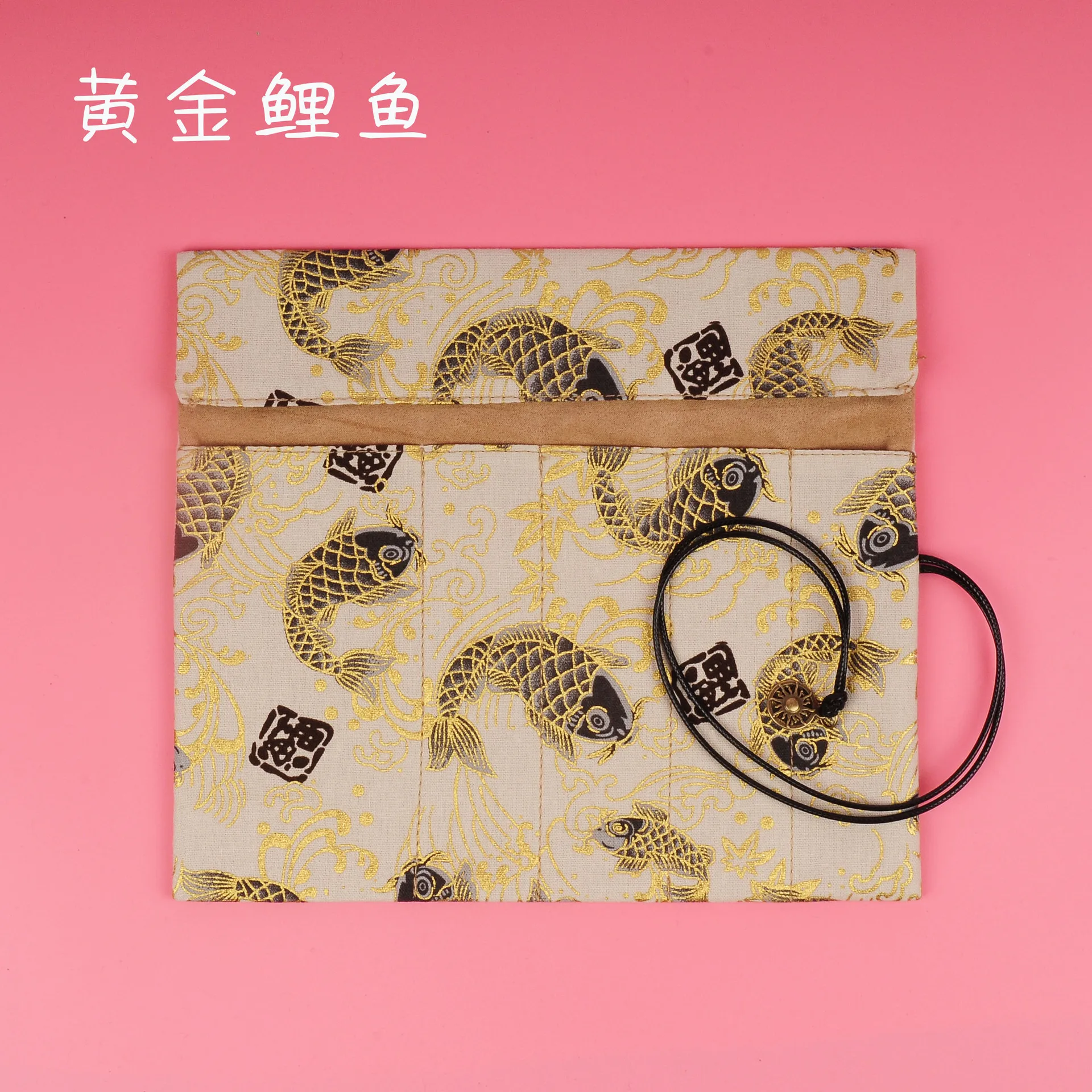 대용량 캔버스 롤업 필통, 창의적인 펜 커튼 랩 가방, 펜, 색연필, 스케치용 가방, 롤업 필통