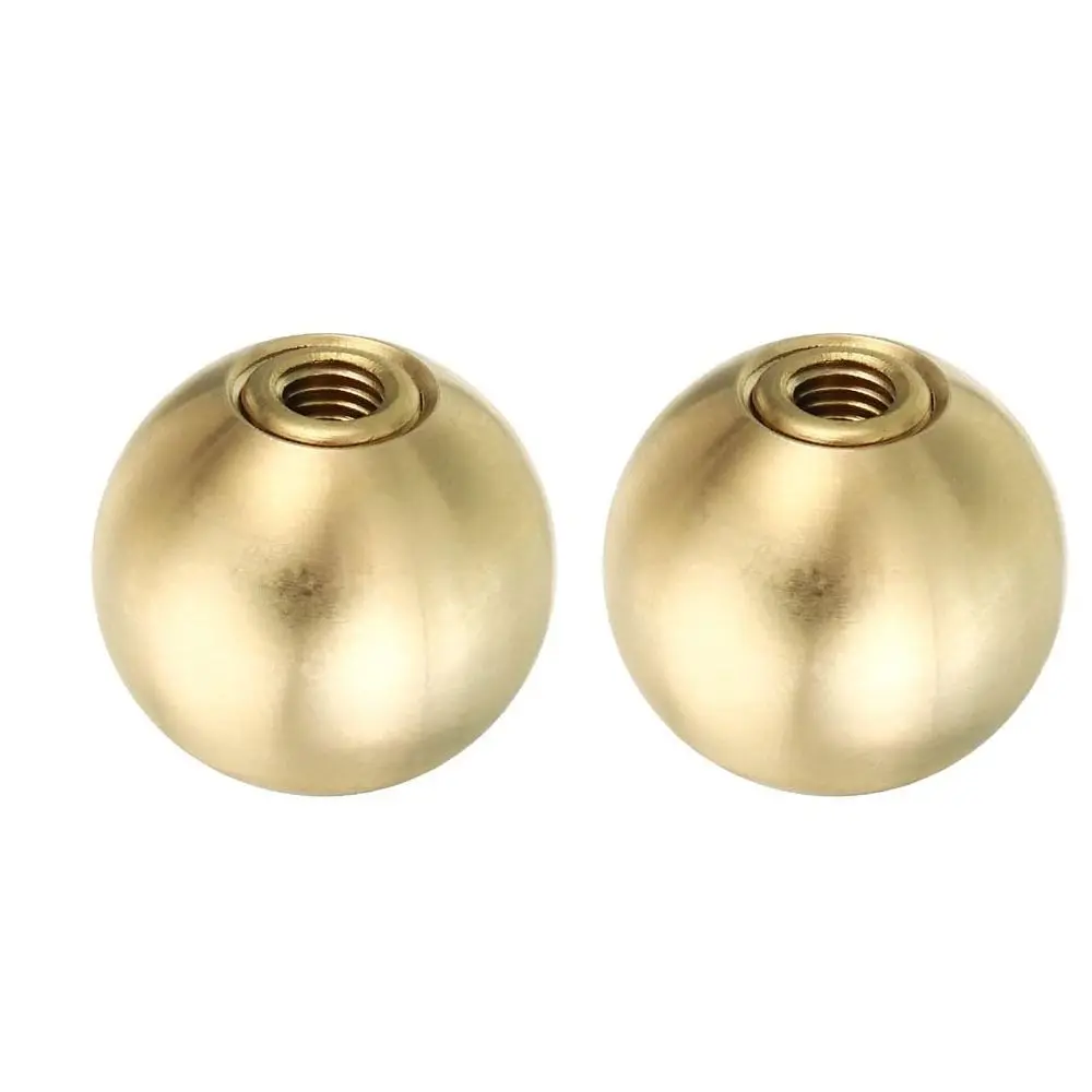 Lamp Finials Caps Knob Durable Ball-Shaped Brass Screw Cap Nuts Gold Decoration Lamp 20mm/25mm furniture knobs