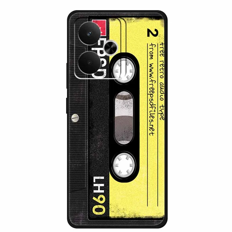 Sleek Black Silicone Soft Back Phone Case Cover