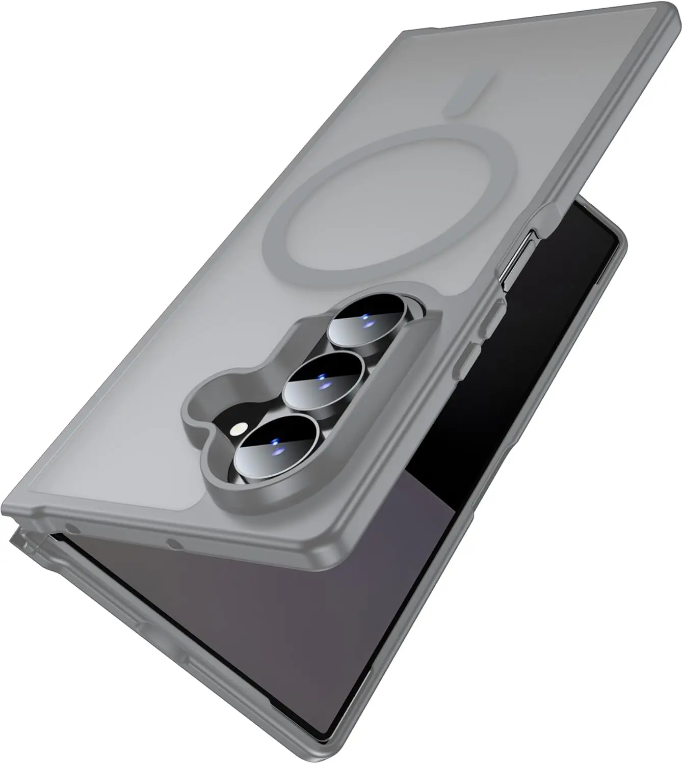 Sleek Magnetic Slim Translucent Matte Case with Soft Bumper