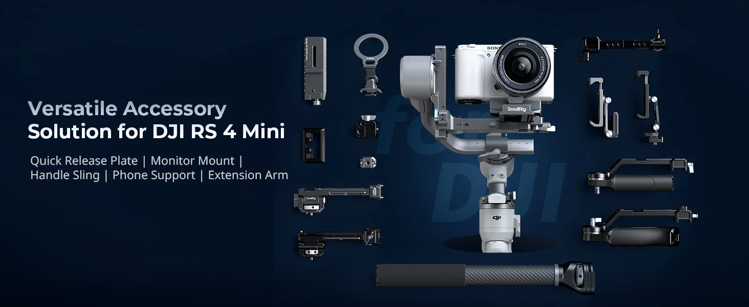 Adjustable Camera Monitor Mount for DJI RS 3/RS 3 Pro/RS 3 Mini/RS 4 Mini Stabil