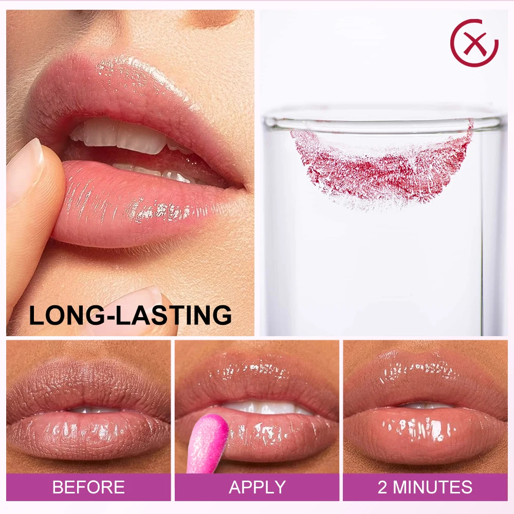 AUQUEST Lip Plumper Gloss Mask Rose Nourish Soften Lips Skin Female Dark Lip Removal Balm Cosmetics Beauty Health 5
