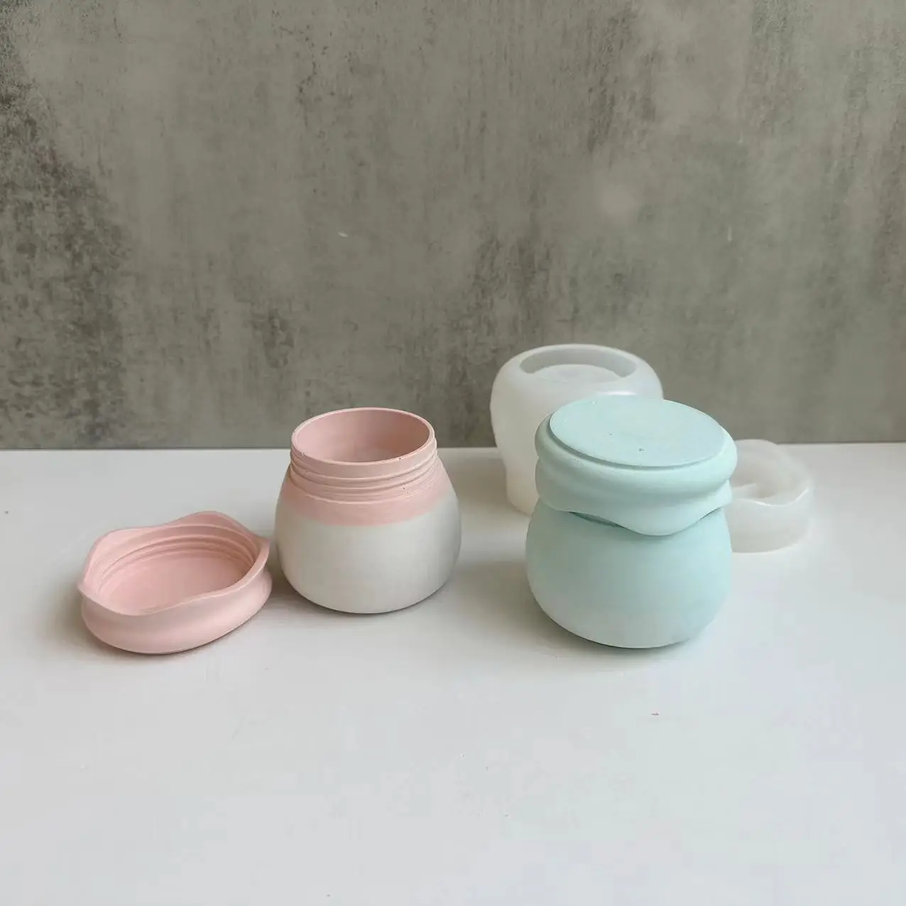 2 Pièces Plateaux À Glaçons En Silicone Moules À Glaçons Ronds Et