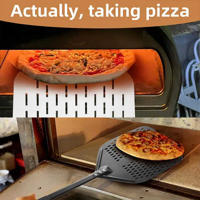 ピザピール ピザシャベル ピザ調理器具 アルミニウム合金 木製ハンドル付き ピザ作り パン焼きツール ピザターニングピール ピザパドル 調理用具 ピザ  ケーキ ピザピール ピザシャベル ピザ調理器具 アルミニウム合金 木製ハンドル付き ピザ作り パン焼きツール ピザターニングピール ピザパド