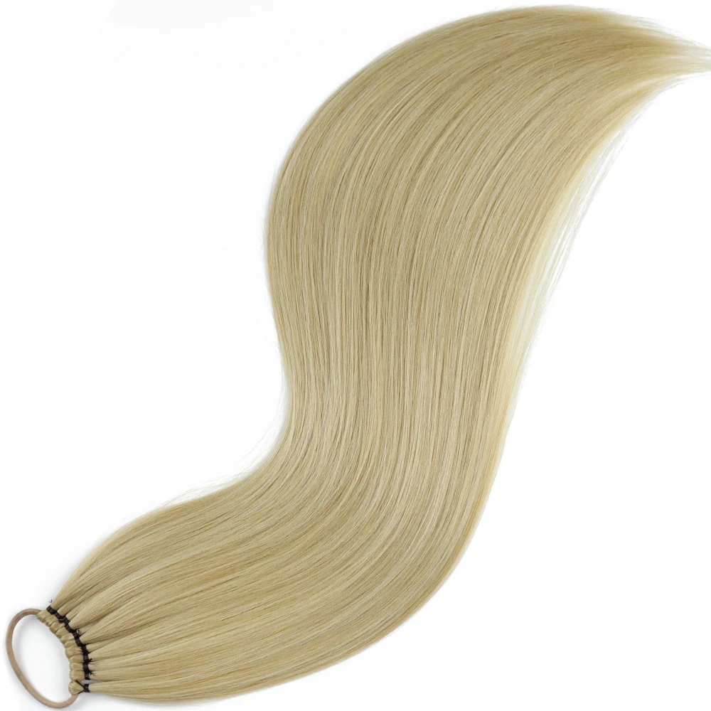 Ponytail For Women Synthetic Hair Extensions Long Straight False Horse Tails Fake Hairpiece 24 Inch For White Black Women