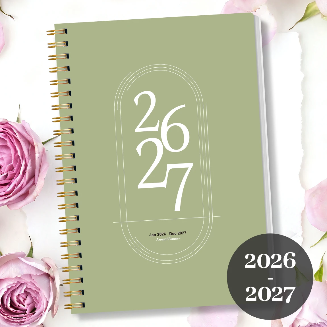Monthly Planner 2026-2027, 2 Year Calendar 2026-2027 Calendar