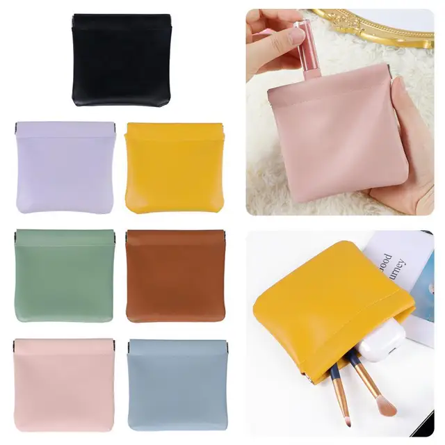 Women s Key Bag Memory Card Storage Bag Automatic Closure Waterproof Purse Portable Earphone Charging Line Cosmetic Lipstick