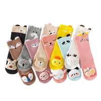Baby Socks Simple Cartoon Cute Three-dimensional Figure Non-slip Protective Knee Socks for Boys and Girls 4