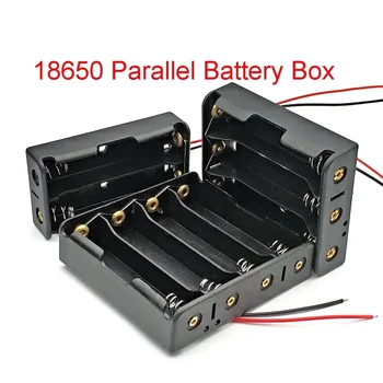 18650 boîtiers de batterie externe 1X 2X 3X 4X 18650 support de batterie boîte de rangement 1 2 3 4 18650 boîte de batterie parallèle 1