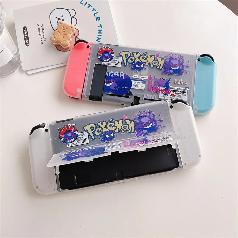 

Kawaii Pokemon Suitable for Nintendo OLED Silicone Drop Case Cartoon Pikachu NS Pocket Game Machine Protective Case Holiday Gift