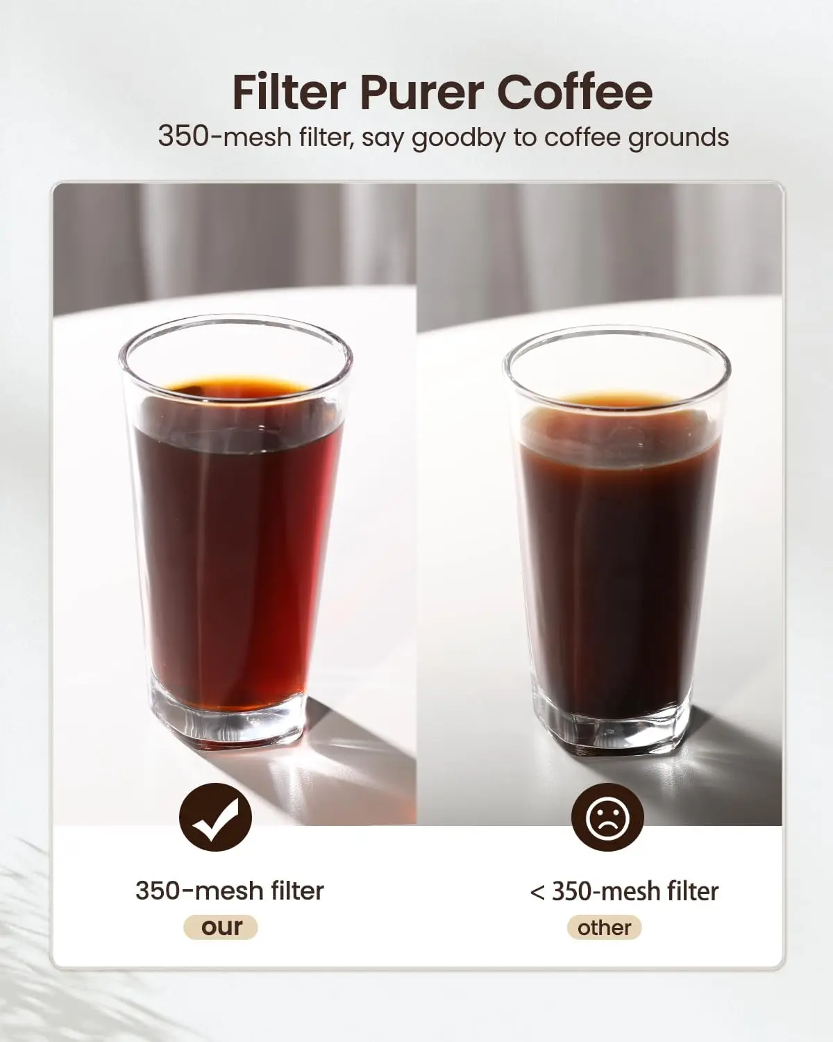 ماكينة قهوة وشاي مثلجة ٤٠ أونصة، فلتر ٣٥٠