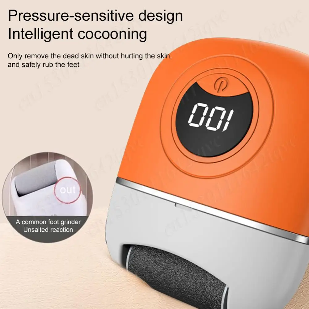 Electric Foot Grinder Foot Callus Remover IPX6 Waterproof Foot Grinding Machine USB Rechargeable Dead Skin Remover for Pedicure 3