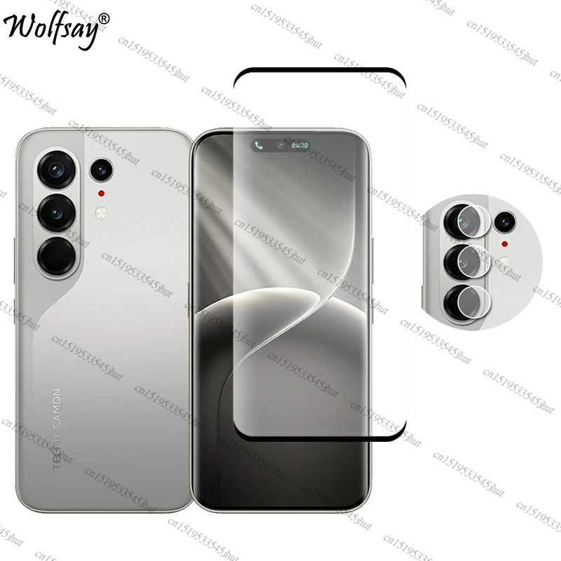 Premium Full Cover Tempered Glass Screen and Camera Protector
