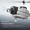 KY202 RC Helicopter 4K Dual Camera Gesture Sensing Intelligent Hovering Obstacle Avoidance Drone Quadcopter Toys Back to School 3
