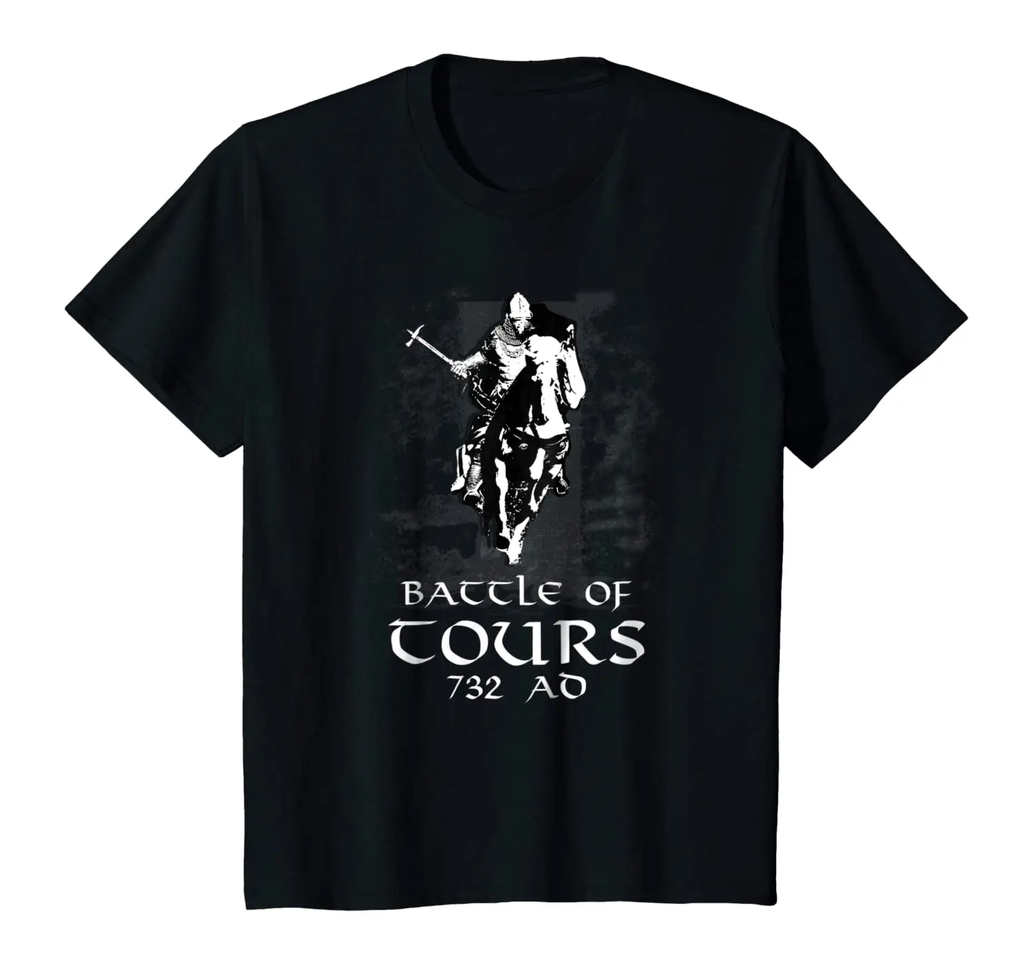 

Battle of Tours Medieval Christian History T-Shirt. Summer Cotton Short Sleeve O-Neck Mens T Shirt New S-3XL