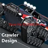 1:12 Large 4WD Remote Control High Speed Off RoadTruck 2.4G Alloy Skeleton Brightness Lighting Spray Crawler RC Climbing Car Toy 5
