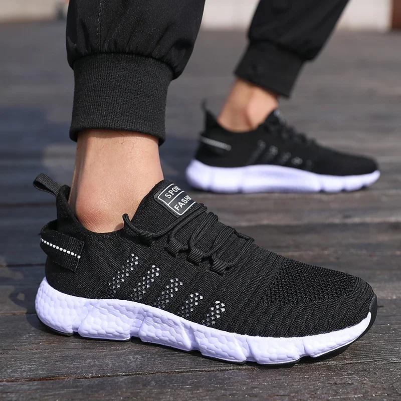 Summer Men Sneakers Breathable Anti-Odor Sports Casual Running Shoes Comfortable 2025 New Track Field Basketball Sports Shoe Men