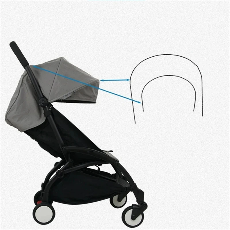 Reliable Iron Roof Rack Pram Metal Bracket Baby Carriages Stents Stand for Yoyo Yoya Baby Toddlers Pushchair