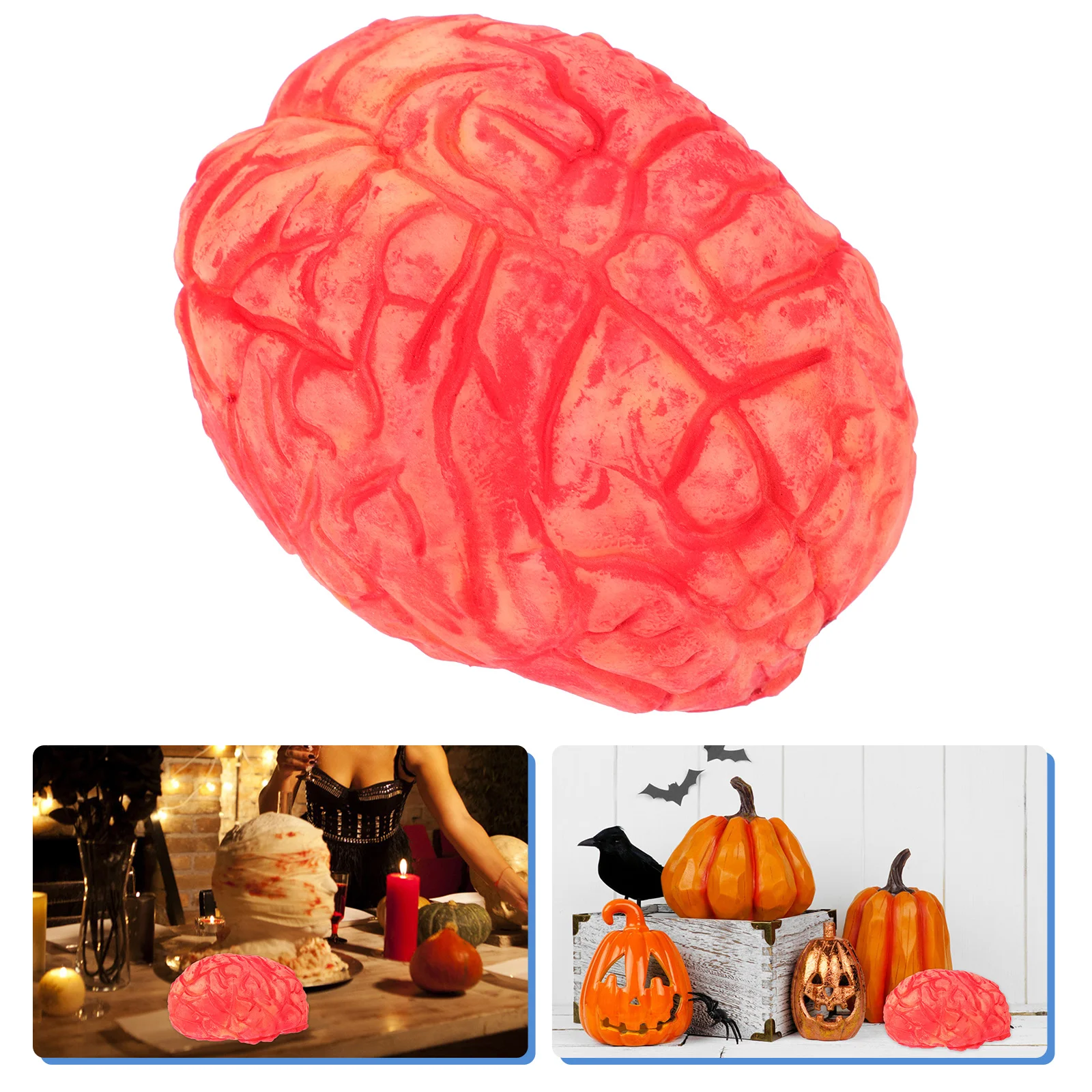 Ketchup Ornament Halloween Body Parts Props Human Brain Model Toy