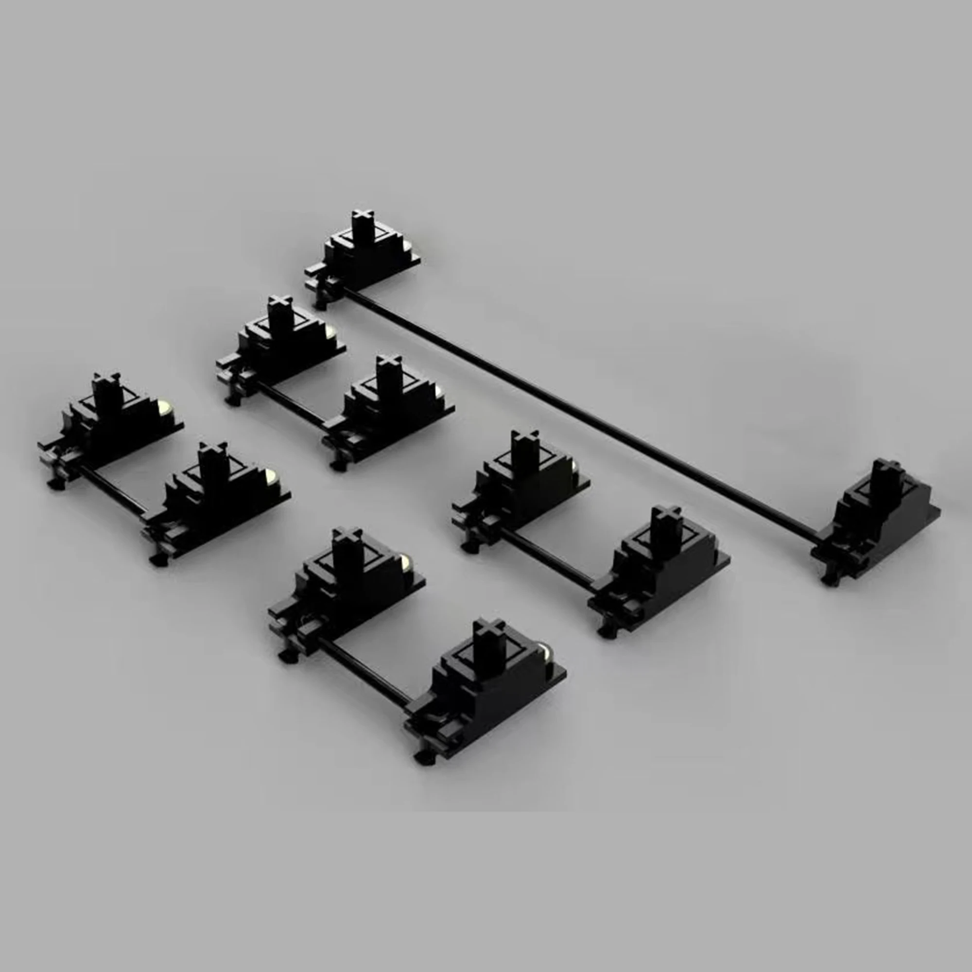 Owlab-pcb Parafuso no Estabilizador para Kit de Teclado Mecânico Personalizado v3 2u 6.25u 2x 6.25x Bege Preto Rosa Roxo - Imagem 6