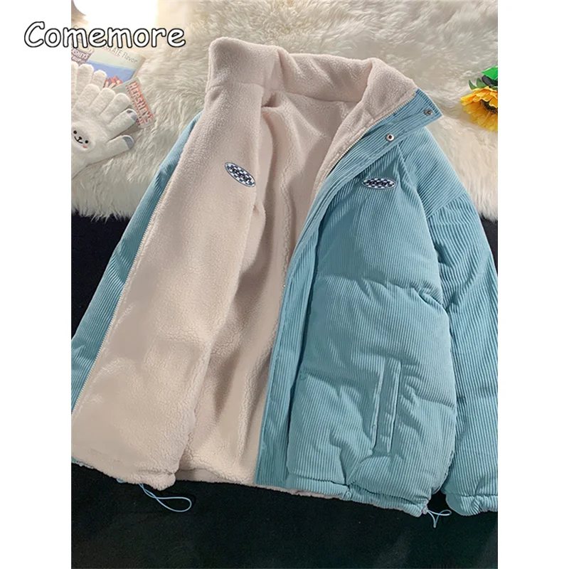

Куртка женская Вельветовая свободного покроя с флисовой подкладкой, 2XL