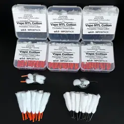 200pcs/100/50pcs D2.5/3.0mm Single Thread Cotton High Quality Original Zeus X Kylin Mini V2 Dead Rabbit V3 Organic Bacon Prime