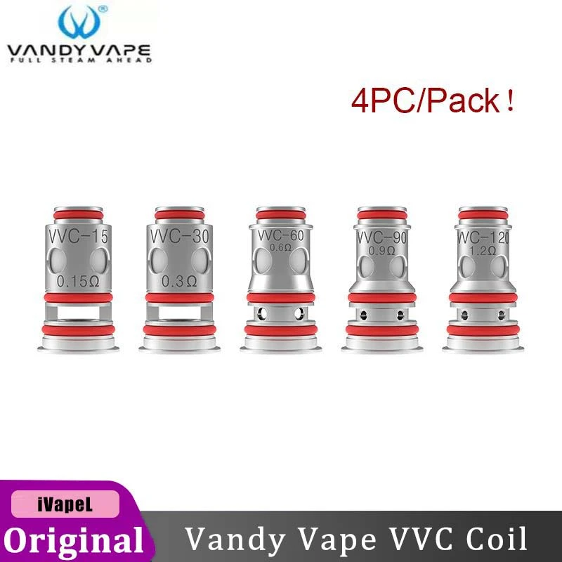 4pcs/lot Original Vandyvape VVC Coils MTL/DL Coils 0.15-1.2ohm