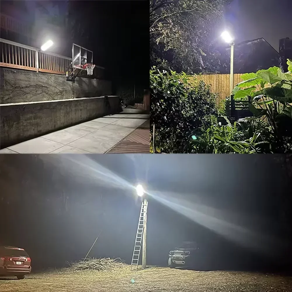 504LED 12000LM Motion Sensor LED Solar Lights Outdoor Brightest External Solar Lamp with Remote Control  Floodlight Street Light 6