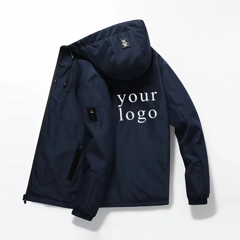 

Your Own Design Brand Logo/Picture Personalized Custom Anywhere Men Women DIY Hooded Jacket Fashion New2024