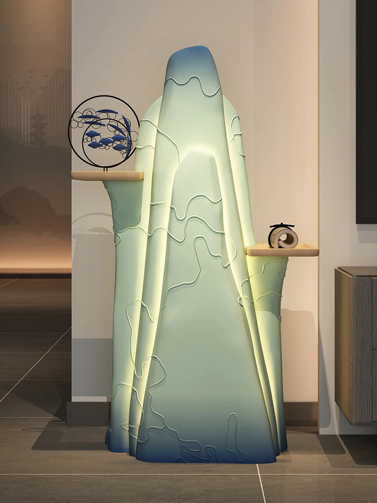 

Мягкое декоративное освещение для гостиной с изображением гор