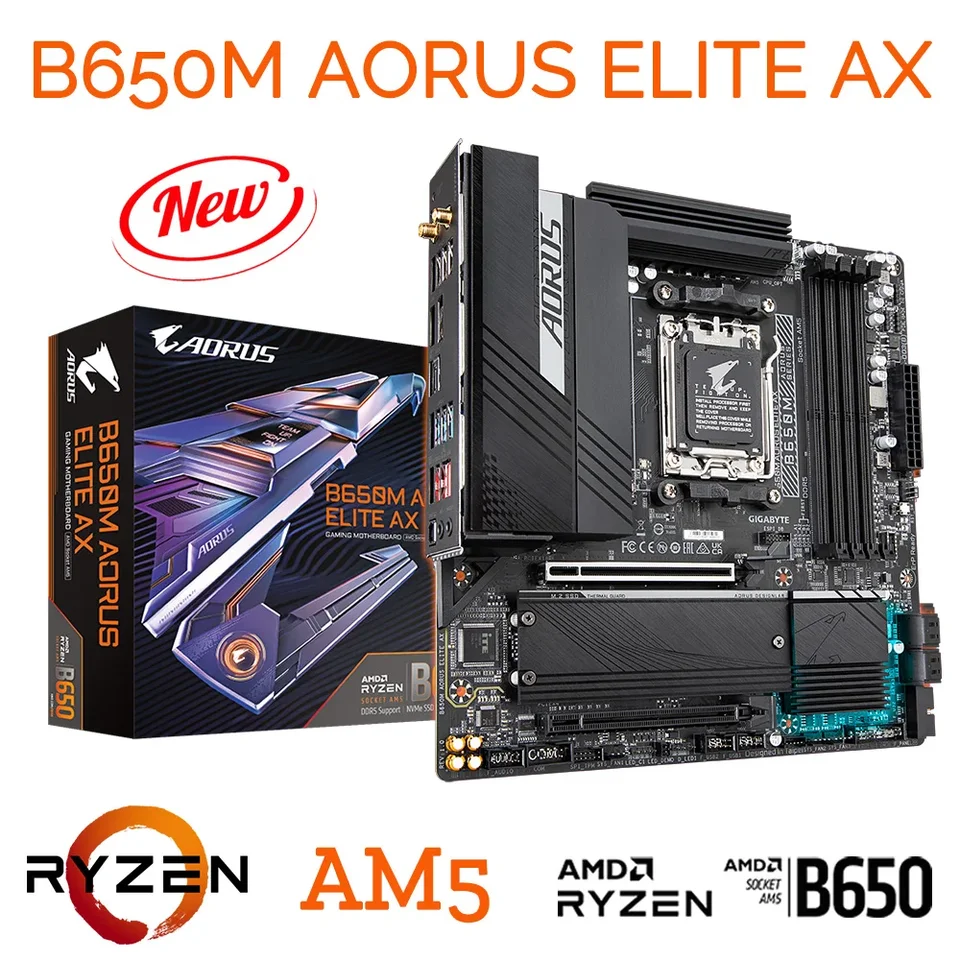 CPU 7800X3D+GIGABYTE B650M AORUS PRO AX Amazon.com: AMD Ryzen 5 7600X + GIGABYTE B650 AORUS ELITE AX