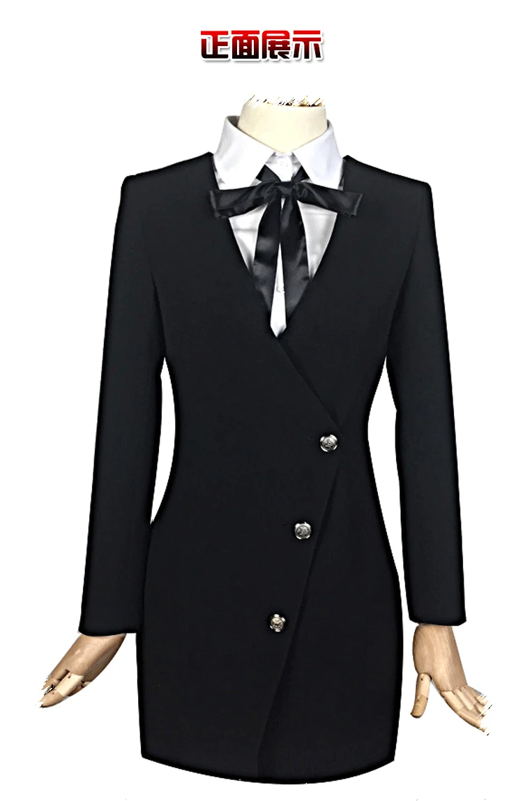 Kpop SonYeJin Office Autumn Vintage Black Fashion Single Breasted Blazer Women British Style Solid Casual Zipper Lady Outerwear