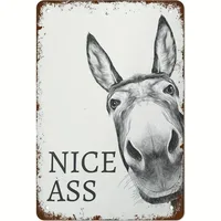 Nice Ass Metal Iron Signs Warning Wall Decoration Plaque Vintage Art Poster Iron Painting for Man Cave Home Cafe Garden Club Bar 2