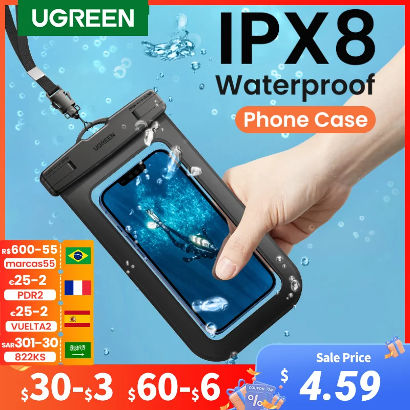 Waterproof Phone Case 30m Swimming IPhone Pouch Mobile Phone Water Resistant Bag 