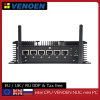 2.5G LAN Core i7 10610U 6×Intel i225 Mini PC Fanless Industrial Soft Router PfSense Firewall Appliance ESXI 4K 1