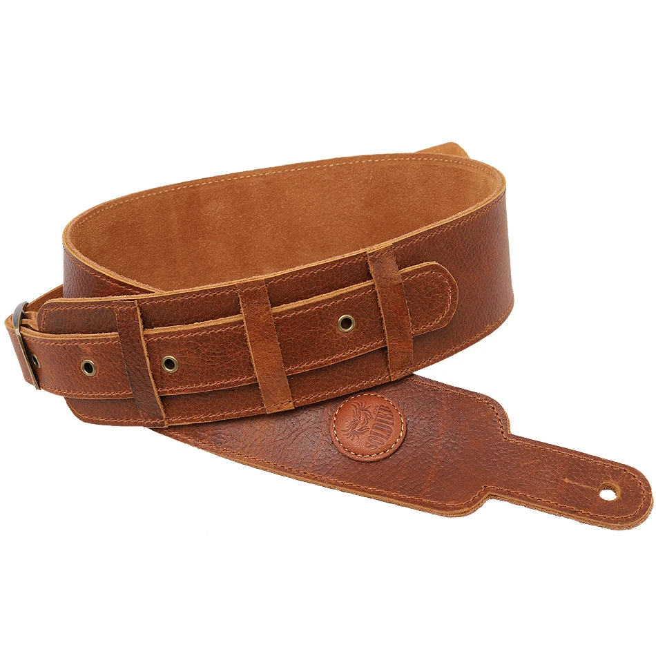 Soldier-First-Layer-FULL-GRAIN-COW-LEATHER-Man-made-Guitar-Strap-for ...