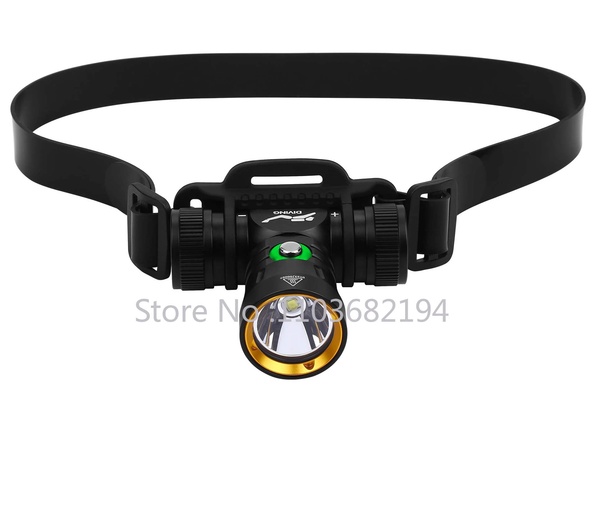 

Dh100 Diving Headlight Power Switch Ipx8 Diving Led Headlight Leisure Diving