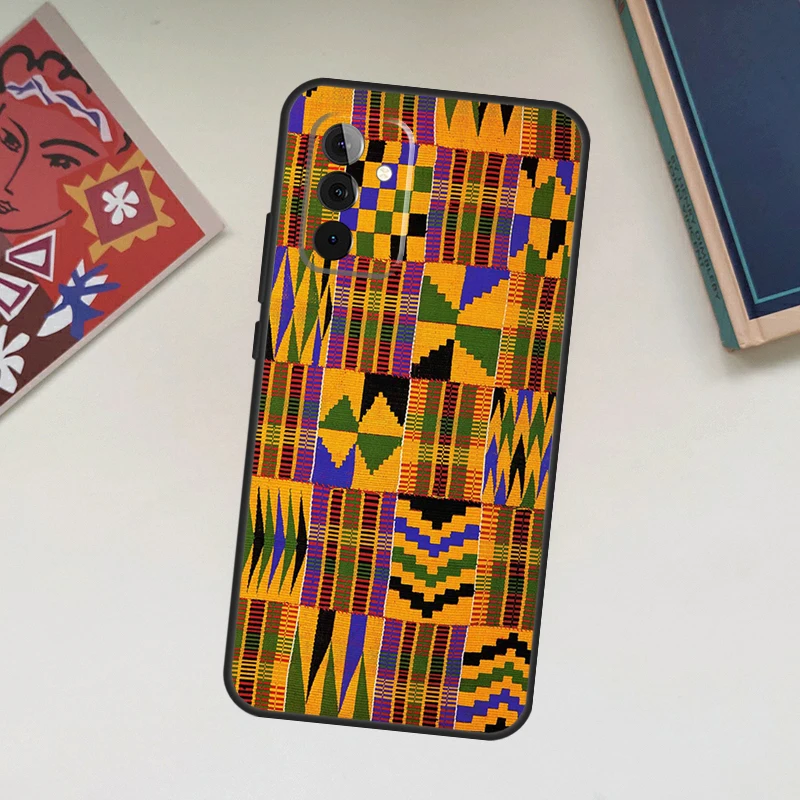 Vibrant African Wax Fabric Phone Case