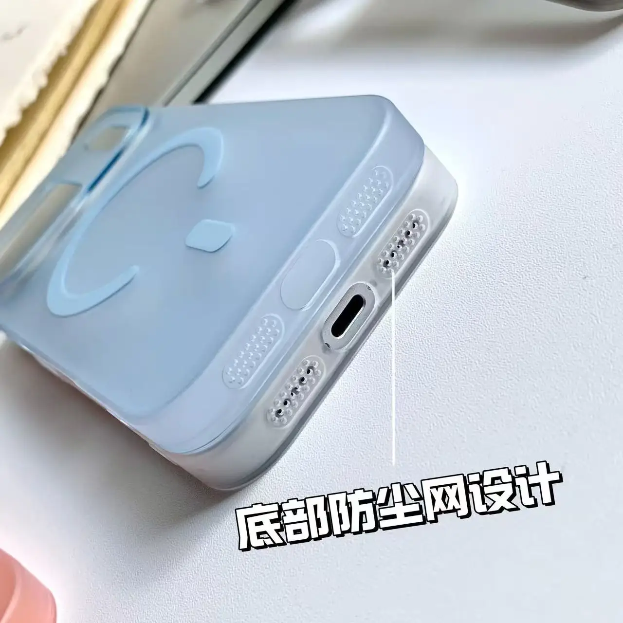 Luxury Matte Transparent Magnetic Phone Case – Shockproof Cover with MagSafe Wireless Charging Capability