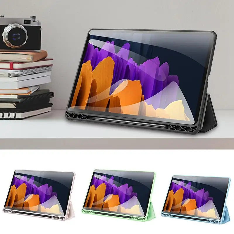 

Tablet Case Anti-Scratch Protective Case With Four Airbags Pencil Holder PU TPU Protective Case For Galaxxy Tab S8 Ultra