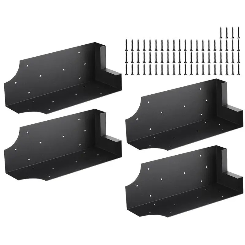 

Corner Elevated Bed Bracket 4pcs Heavy Duty Metal Right Angle Garden Bed Braces Gardening Supplies For Plants Fruits Vegetables