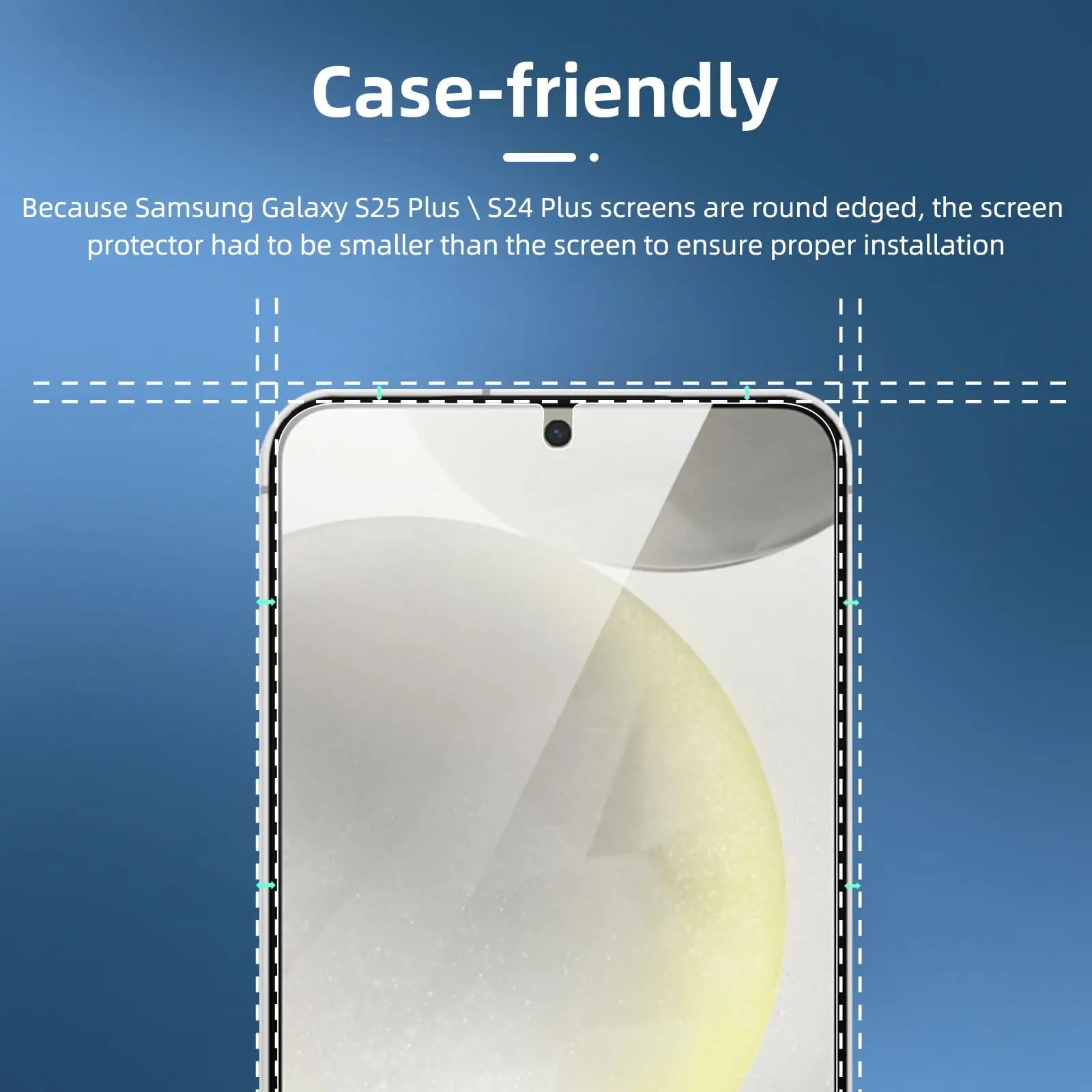 Enhanced Screen Protector - Premium 6.7 inch Tempered Glass, HD Clarity, 9H Hardness, Scratch-Resistant, Case-Friendly Design