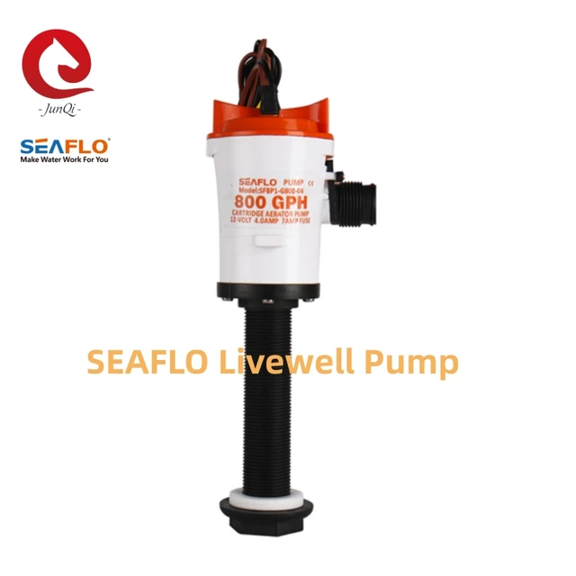 SEAFLO 04 Series 12V 800GPH Livewell Aeration Pump Fishing Boat Live