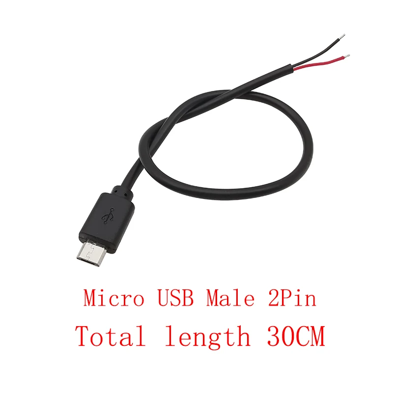 Universal USB Power Supply and Data Charging Cable - 30CM