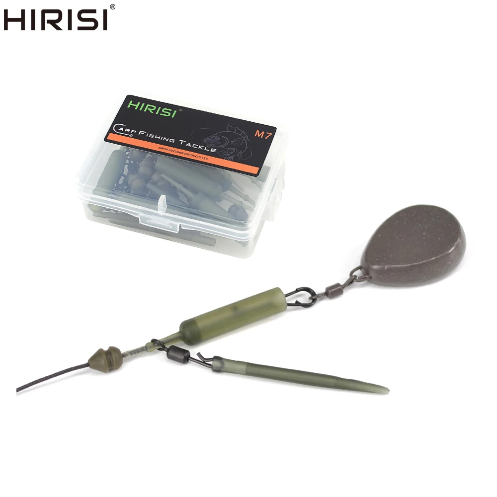 10 Sets Carp Fishing Rig Kit Fishing Swivel Snaps Fishing Helicopter