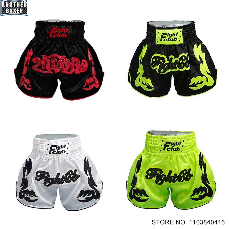 반바지 무에타이 레트로 MMA 복싱 반바지 성인 어린이 피트니스 킥복싱 훈련 대회 반바지 무술 산다 의류