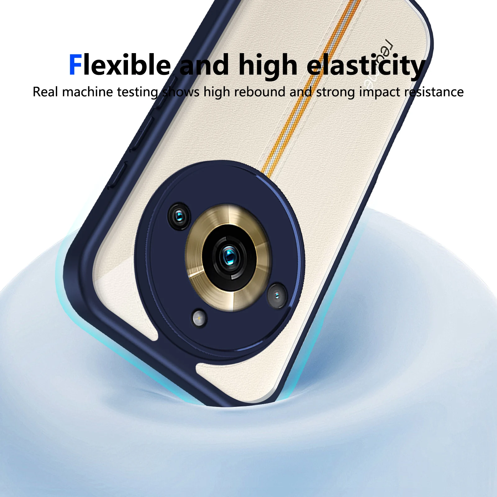 Clear Protective Phone Case with Camera Lens Protection
