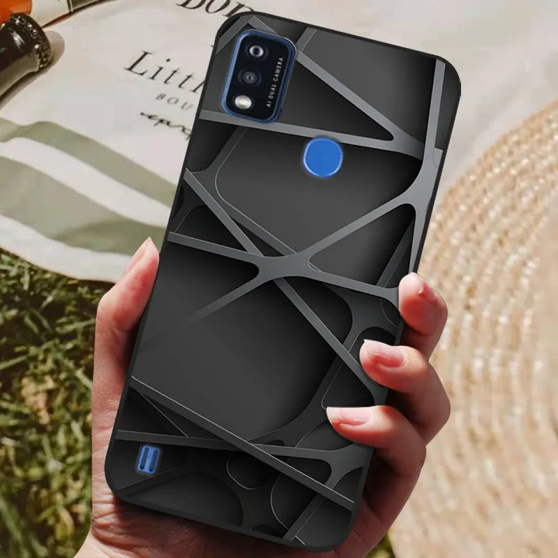 Shockproof Silicone Soft Phone Case with Black TPU Bumper